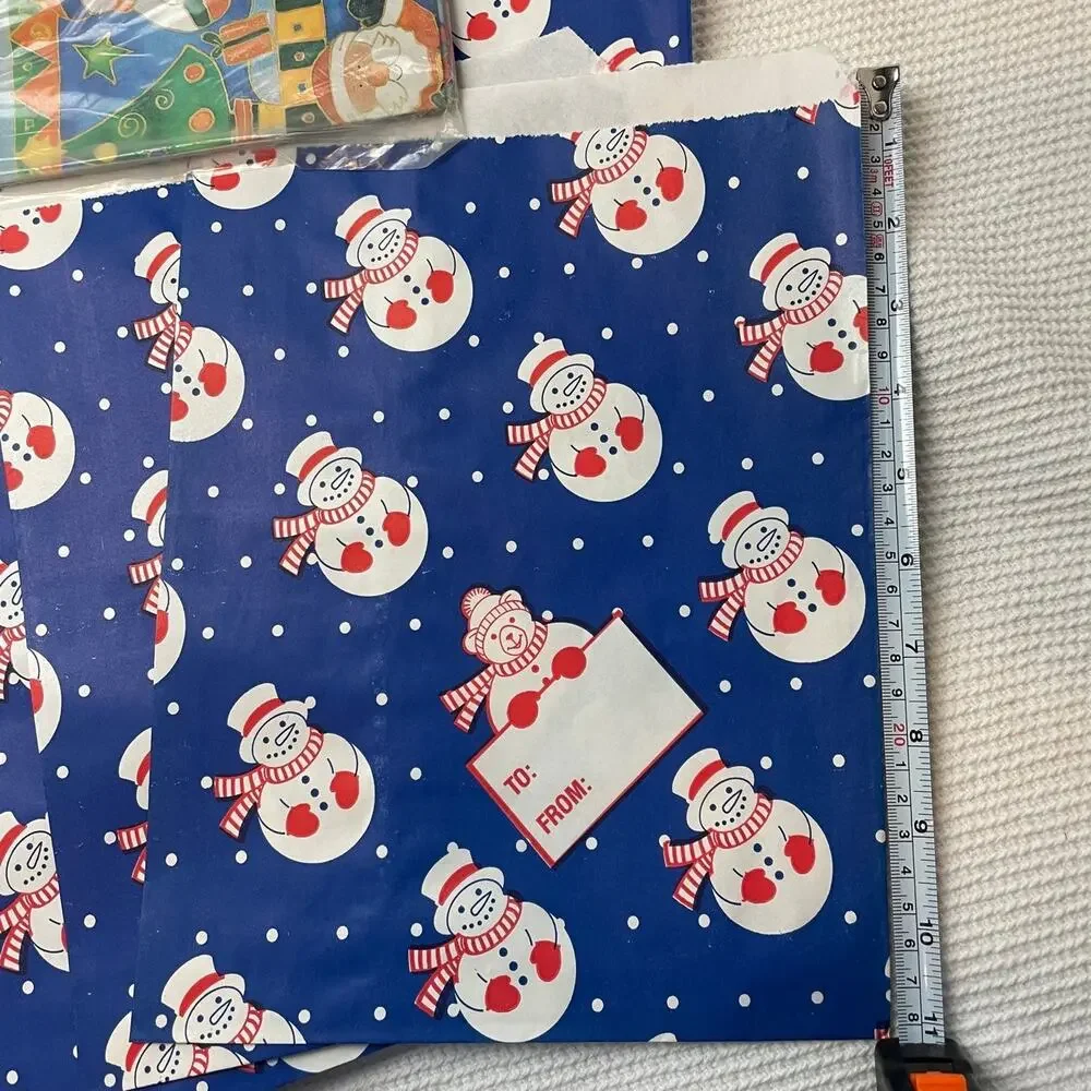 Vintage gift bags and vintage wrapping paper